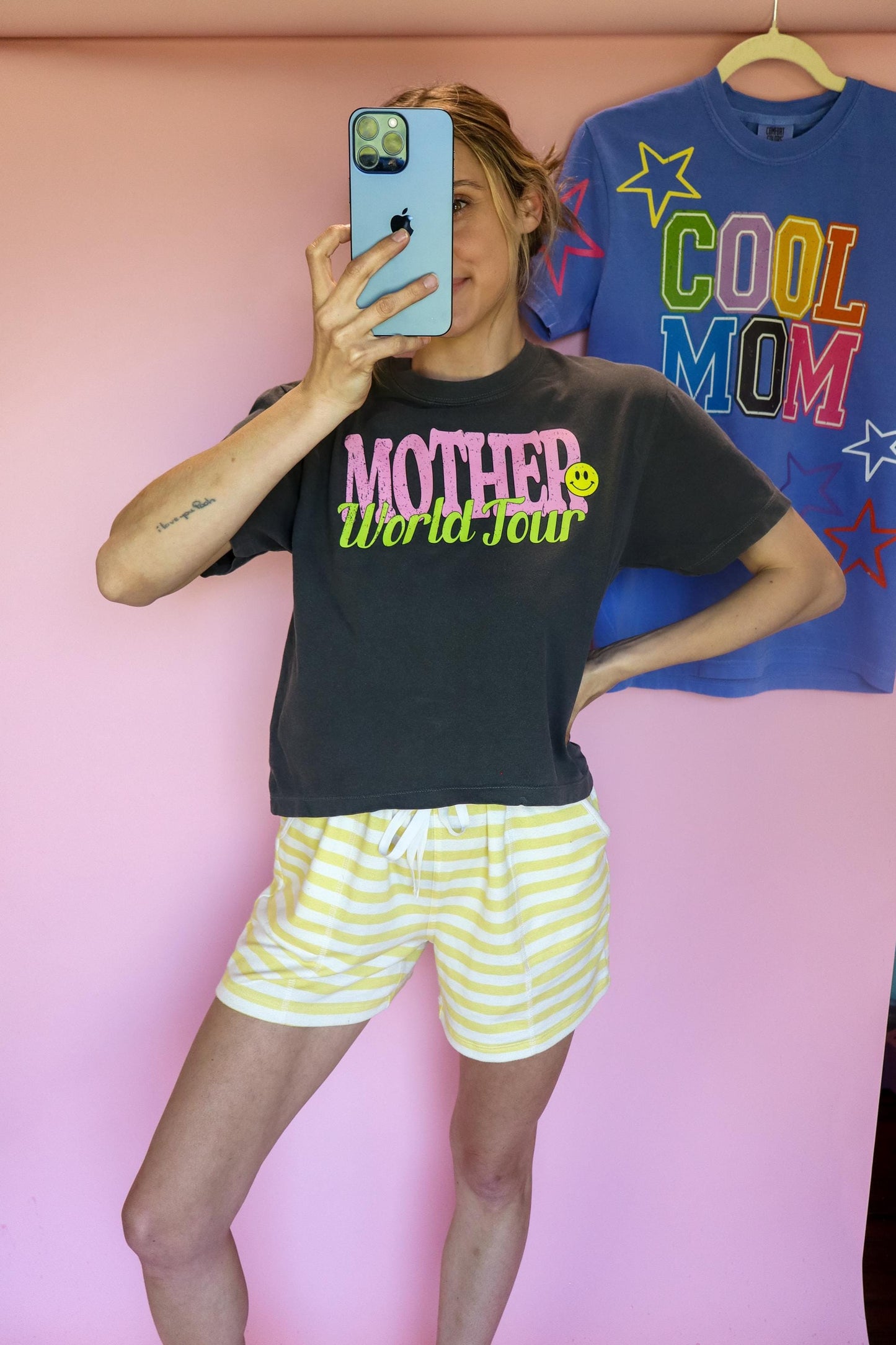 Mother World Tour Shirt, Mom Tour Tee, Trendy Graphic Mom Shirt, Vintage Concert Style Mom Tee, Pepper Comfort Colors® Shirt, Cute Gift Mom