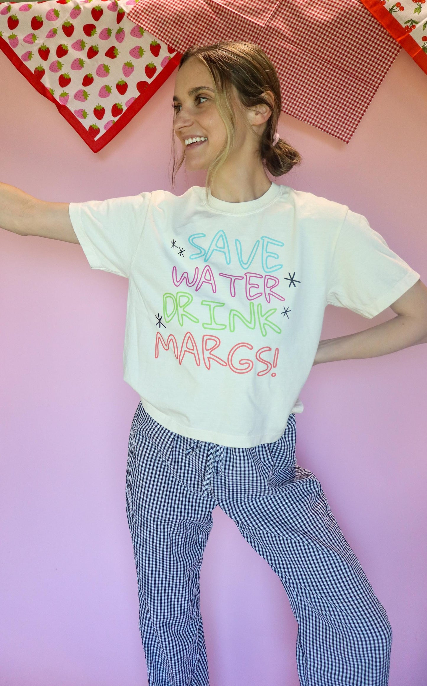 Save Water Drink Margs Shirt, Margarita Shirt, Summer Graphic Tee, Bachelorette Party Shirt, Funny Vacation Tee, Comfort Colors Ivory