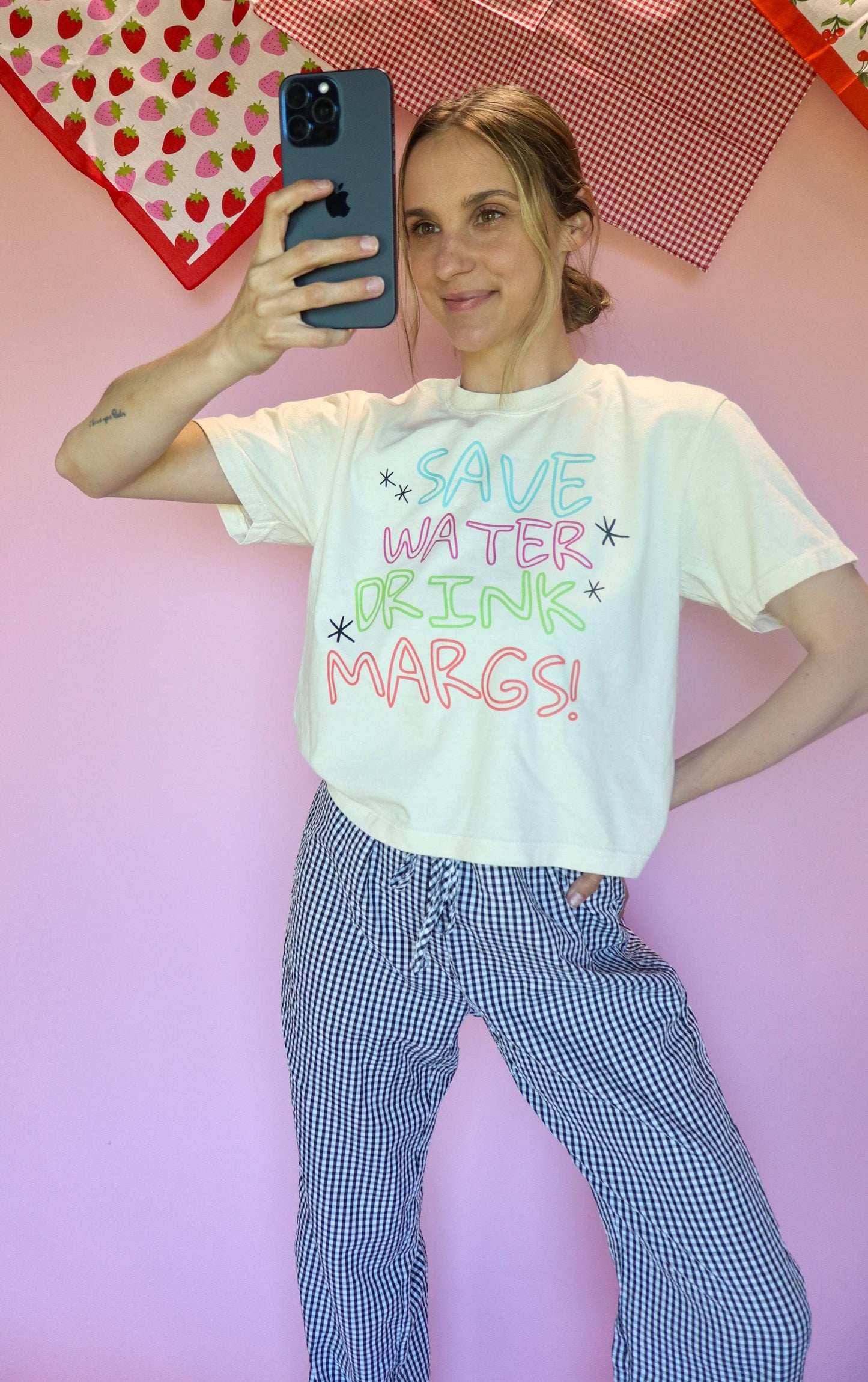 Save Water Drink Margs Shirt, Margarita Shirt, Summer Graphic Tee, Bachelorette Party Shirt, Funny Vacation Tee, Comfort Colors Ivory
