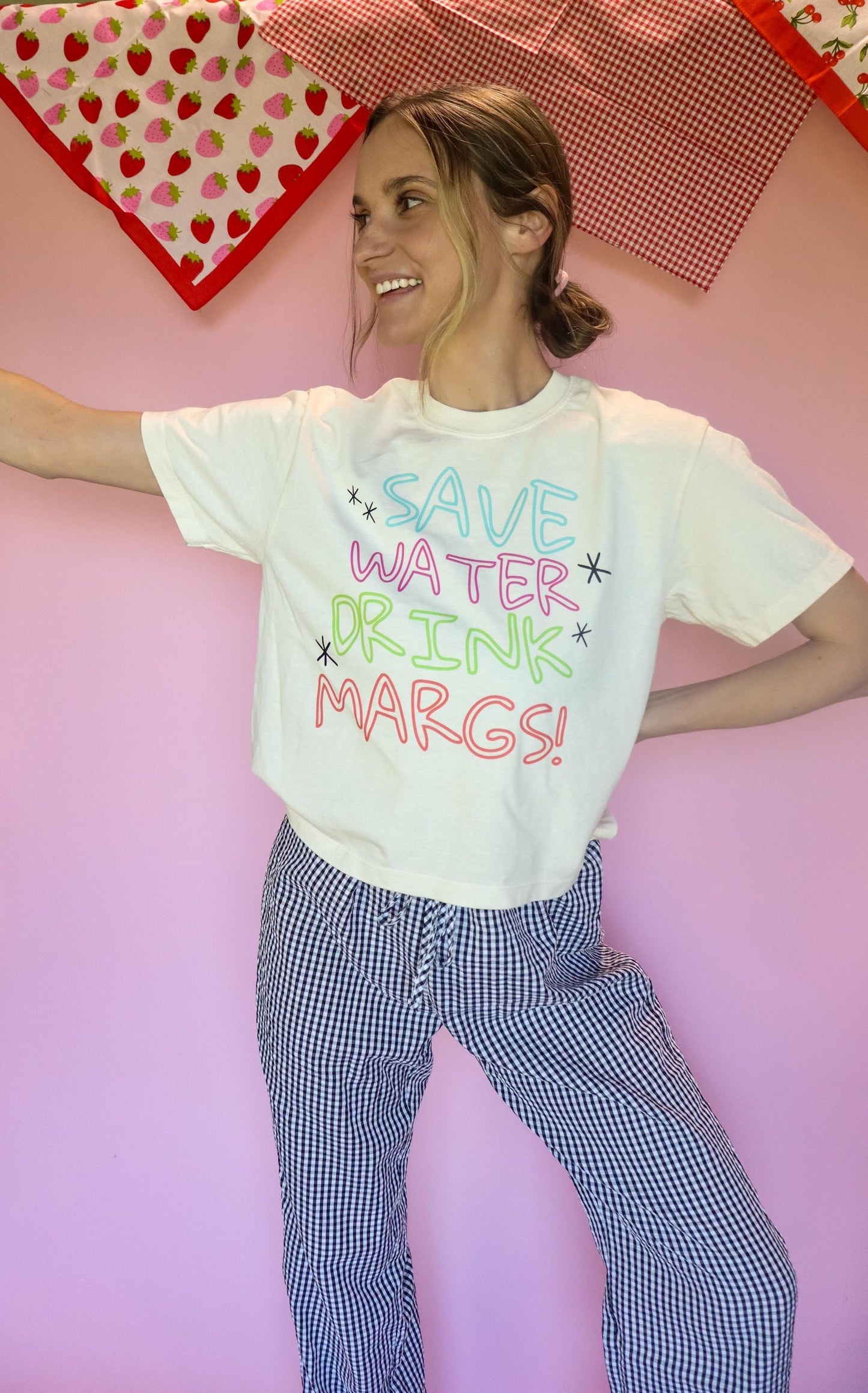 Save Water Drink Margs Shirt, Margarita Shirt, Summer Graphic Tee, Bachelorette Party Shirt, Funny Vacation Tee, Comfort Colors Ivory