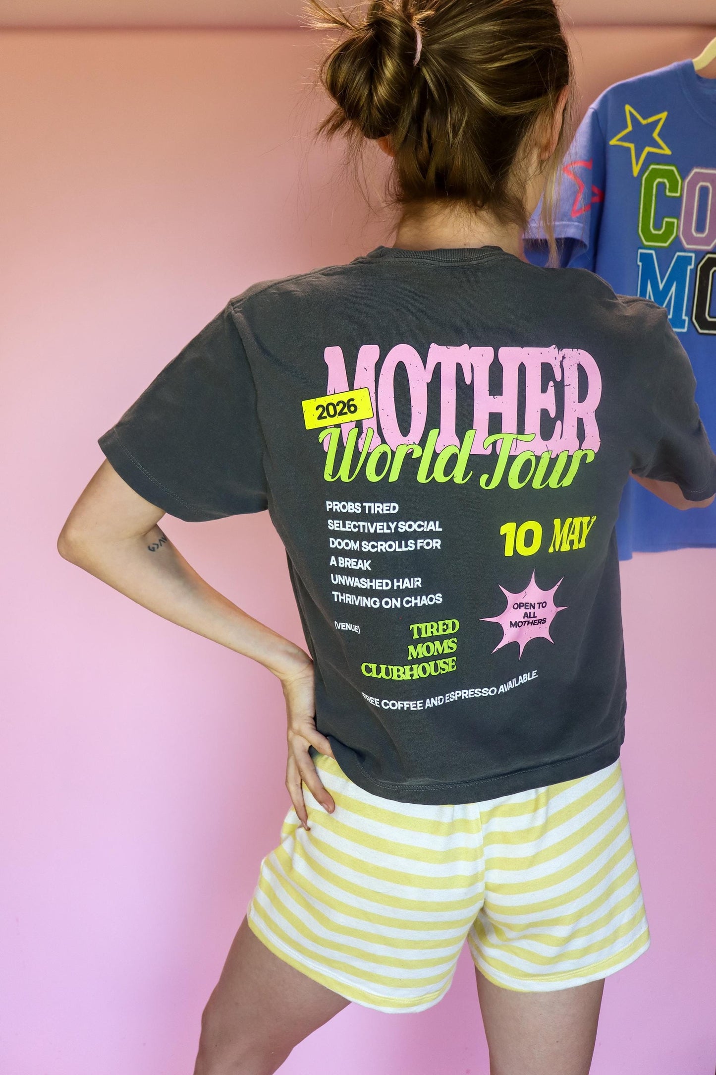 Mother World Tour Shirt, Mom Tour Tee, Trendy Graphic Mom Shirt, Vintage Concert Style Mom Tee, Pepper Comfort Colors® Shirt, Cute Gift Mom
