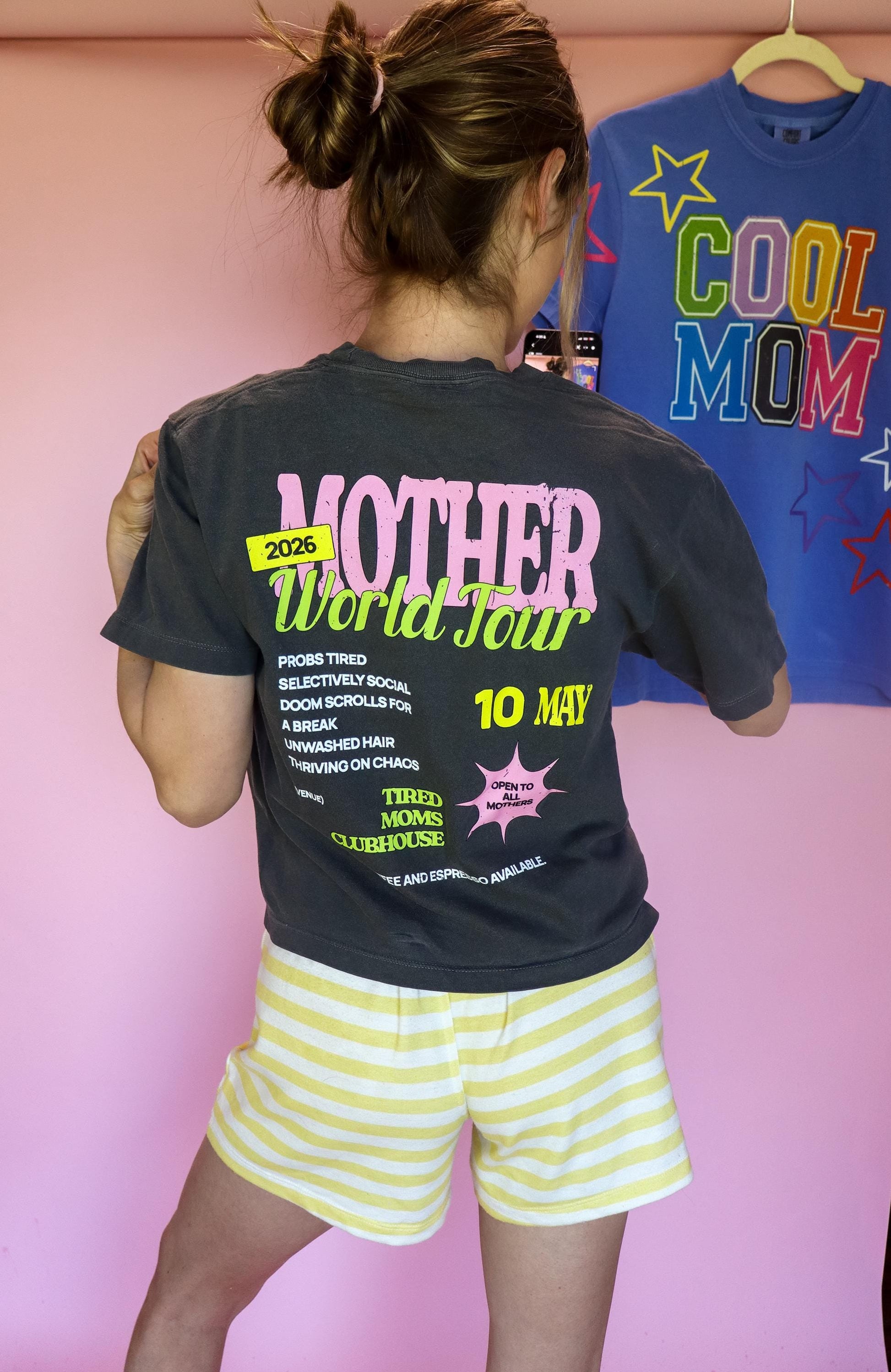Mother World Tour Shirt, Mom Tour Tee, Trendy Graphic Mom Shirt, Vintage Concert Style Mom Tee, Pepper Comfort Colors® Shirt, Cute Gift Mom