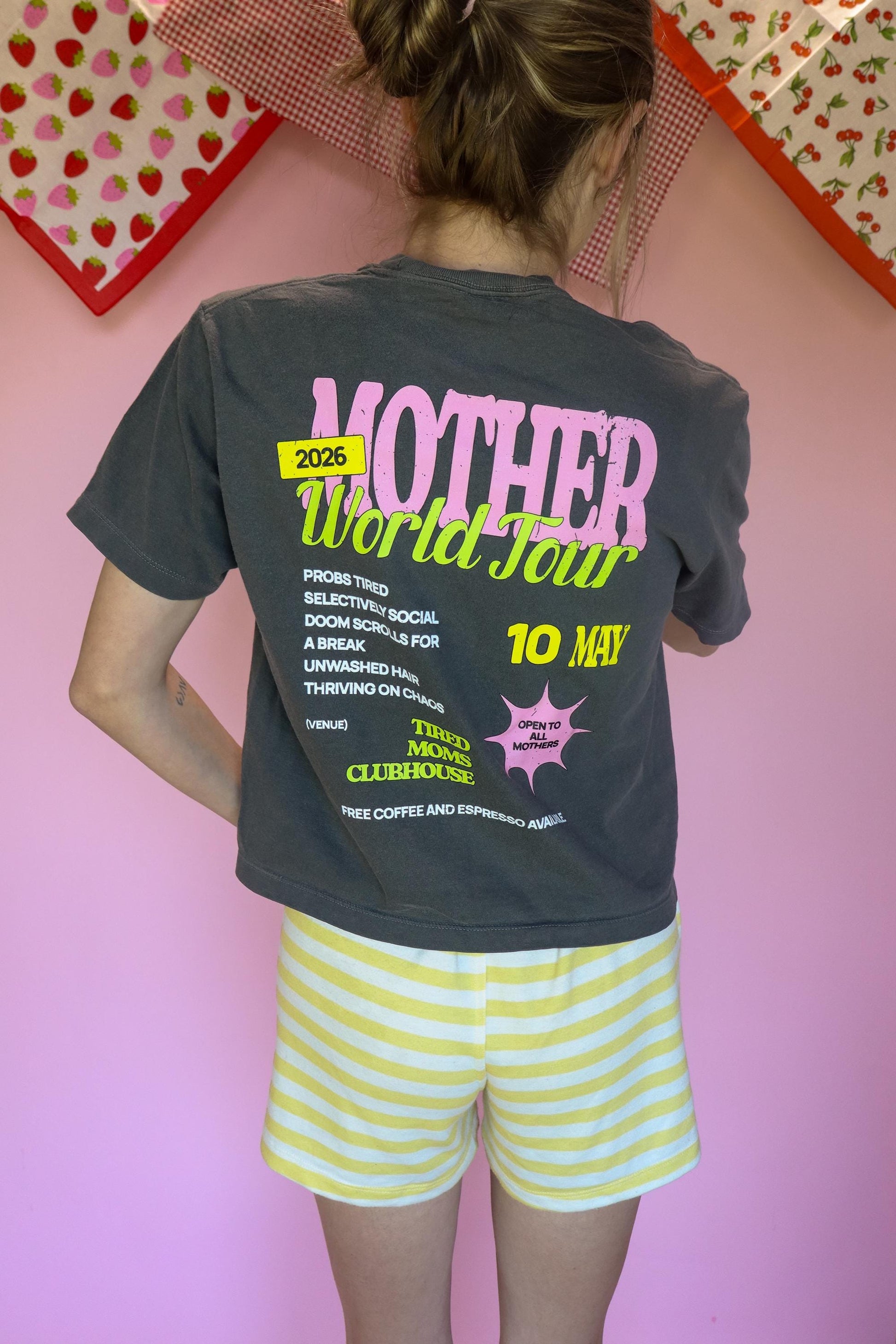 Mother World Tour Shirt, Mom Tour Tee, Trendy Graphic Mom Shirt, Vintage Concert Style Mom Tee, Pepper Comfort Colors® Shirt, Cute Gift Mom