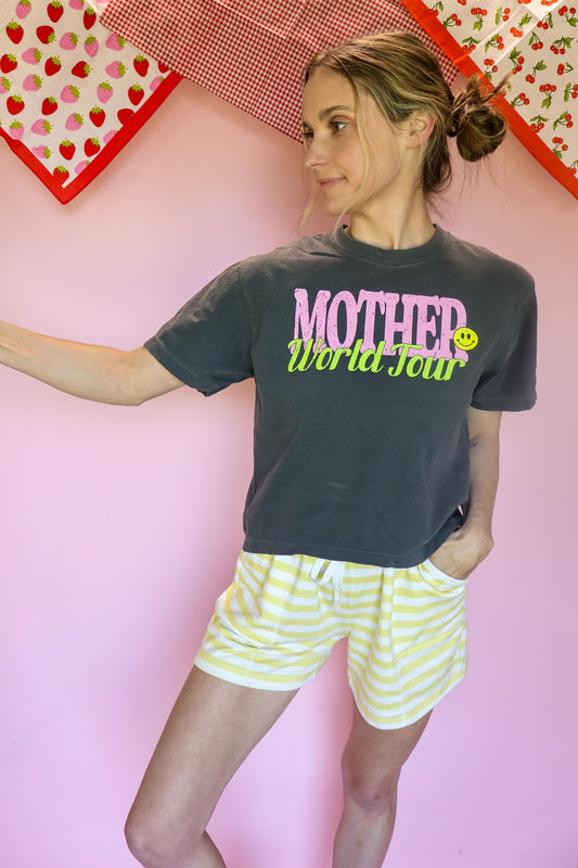 Mother World Tour Shirt, Mom Tour Tee, Trendy Graphic Mom Shirt, Vintage Concert Style Mom Tee, Pepper Comfort Colors® Shirt, Cute Gift Mom