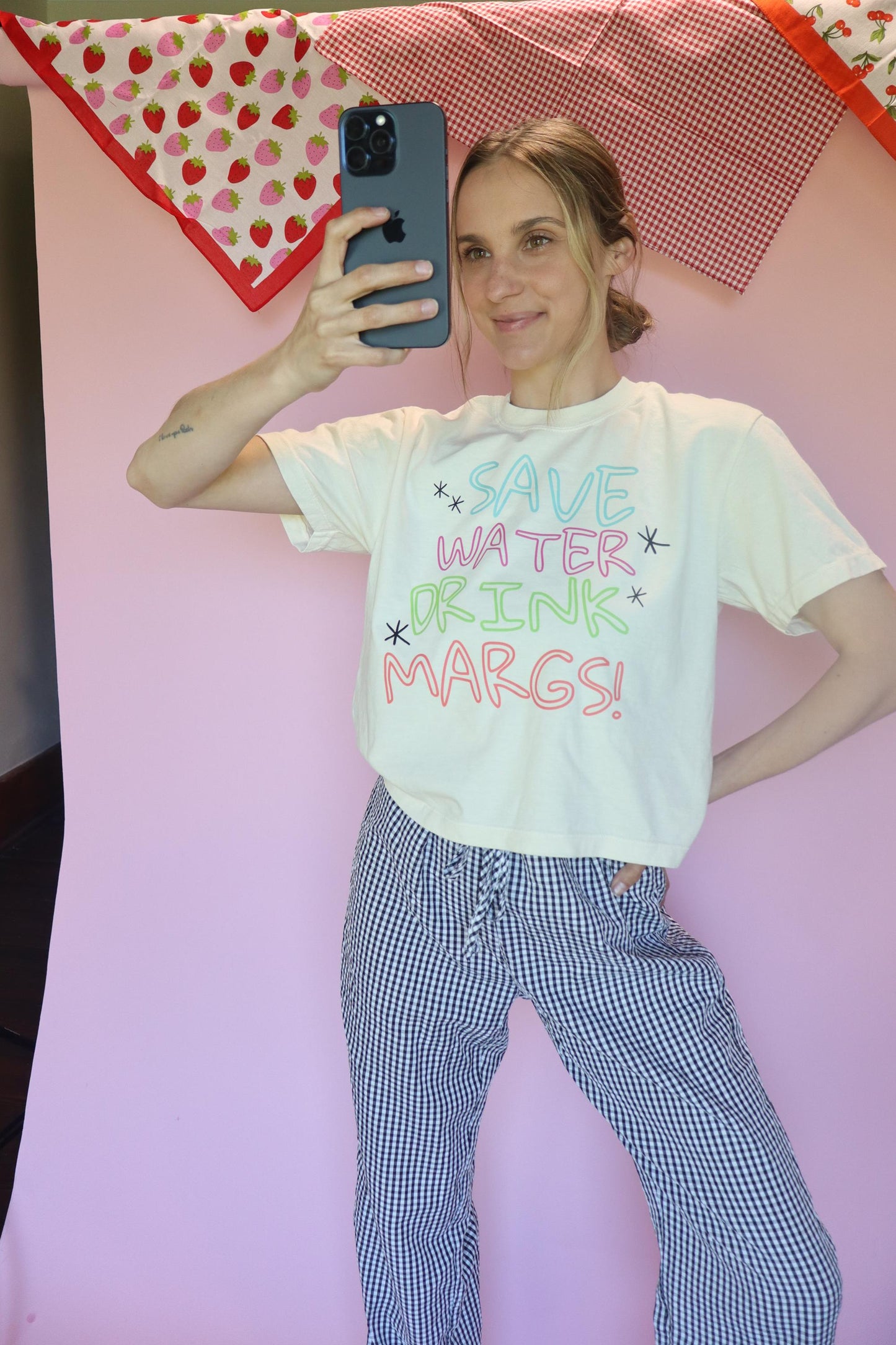 Save Water Drink Margs Shirt, Margarita Shirt, Summer Graphic Tee, Bachelorette Party Shirt, Funny Vacation Tee, Comfort Colors Ivory