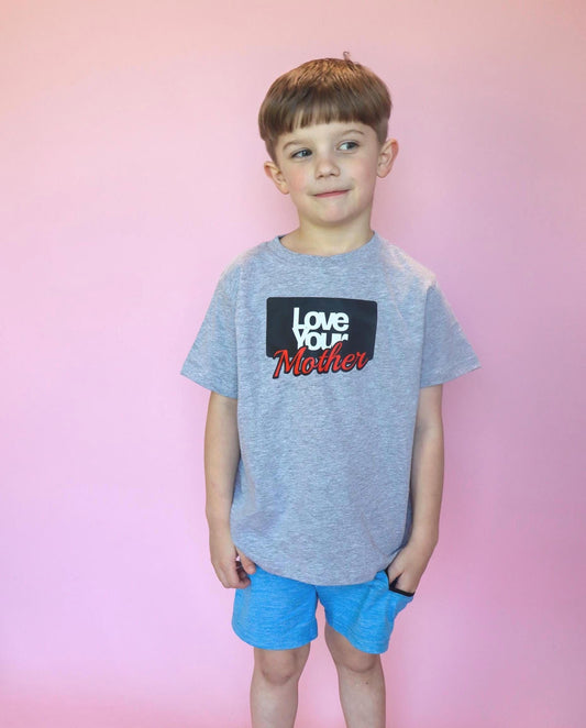 Love Your Mother Kids Shirt, Trendy Kids Graphic Tee, Skater Style Kids Shirt, Positive Kids Shirt, Cool Kids Tee, Streetwear Kids Shirt