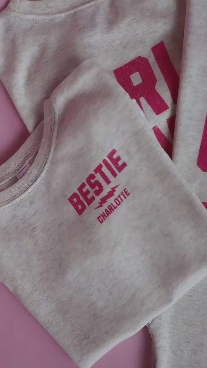 Girl Gang Matching Shirts for Mom and Daughter, Custom Bestie Tee for Girls, Personalized Toddler Shirt, Mommy and Me Gift, Girl Gang Outfit