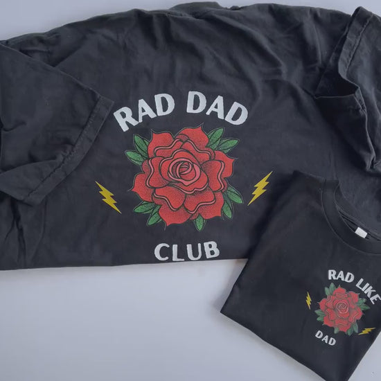 Rad Like Dad Shirt, Dad Son Matching Shirts, Trendy Toddler Boys Clothes, Toddler Boy Shirt, Rocker Toddler Shirt, Trendy Boys Clothes,