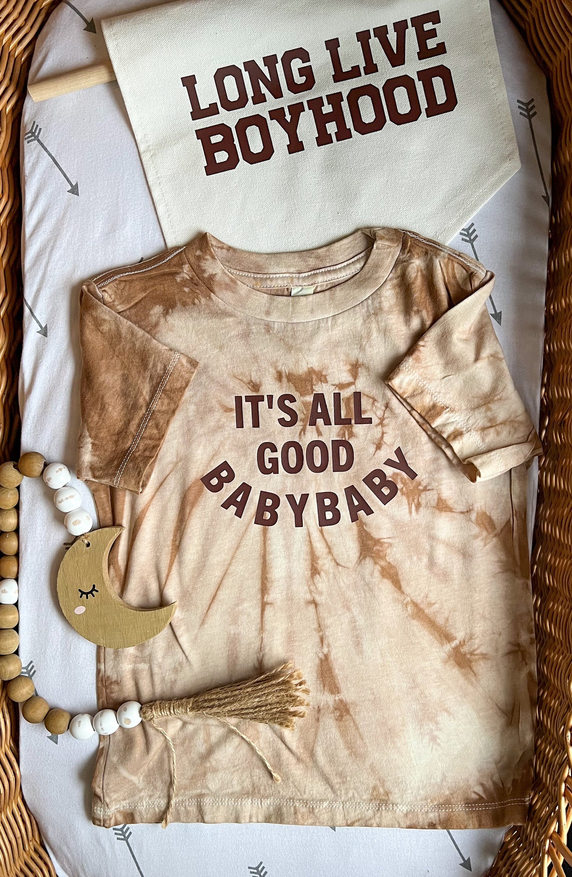 It’s All Good Baby Baby T-Shirt, Kids, Toddler and Baby T-Shirt, Neutral Toddler Tee, Boho Baby Tee, Neutral Baby T-Shirt, Retro Bodysuit