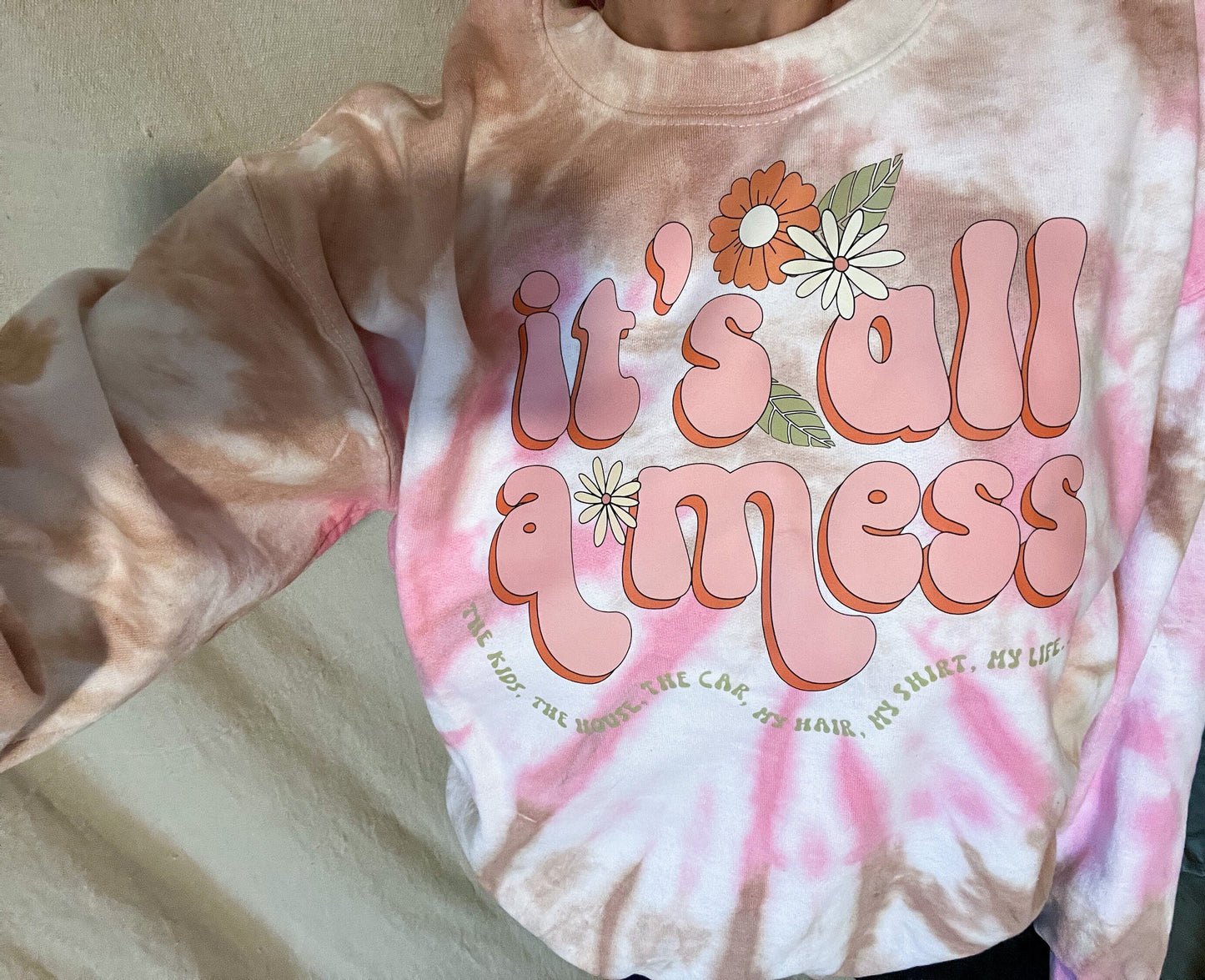 Hot Mess Express Shirt, Hot Mess Mama Shirt, Tie Dye Mama Shirt, Graphic Mama Tee, Boho Mama Shirt, Mother's Day Gift, Gift for Mom,