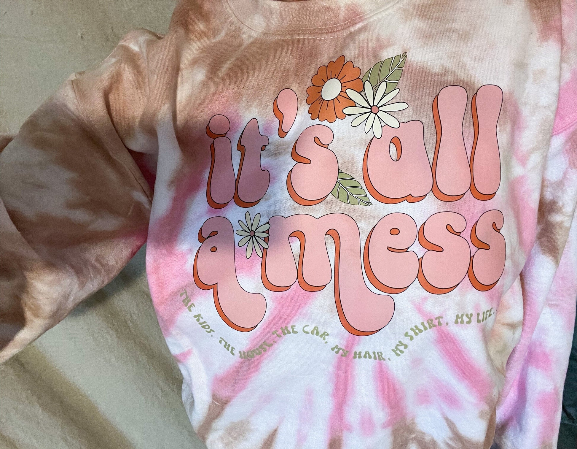 Hot Mess Express Shirt, Hot Mess Mama Shirt, Tie Dye Mama Shirt, Graphic Mama Tee, Boho Mama Shirt, Mother's Day Gift, Gift for Mom,