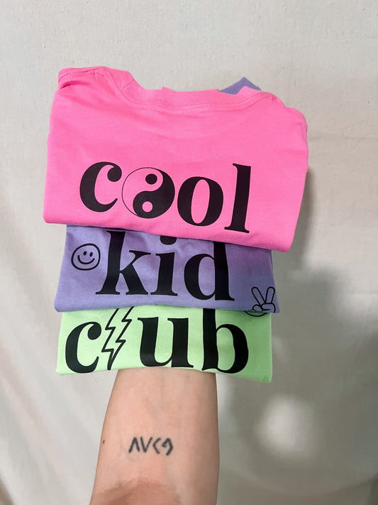 Adorable Cool Kid Club Toddler T-Shirt: Gift for Toddlers, Kids Boy T-shirt, Sibling Graphic Tee, Funny Toddler Shirt, Kids Birthday Gift